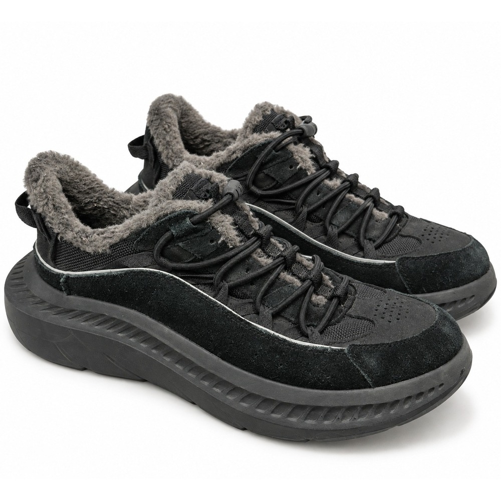 UGG CA805 V2 REMIX HERITAGE SNEAKERS MENS 8.5 BLACK NUBUCK WATERPROOF SHOE